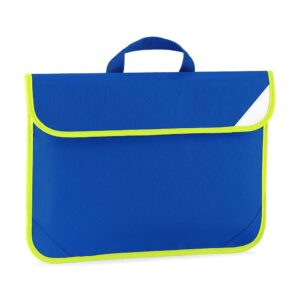 Thin Royal Bookbag Yellow Trim