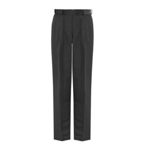 Senior Regular Fit Boys Black Trouser