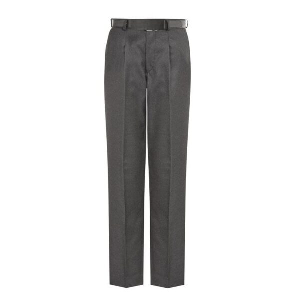 Senior Regular Fit Boys Trouser Grey