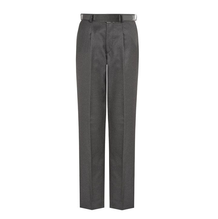 Regular Fit Boys Grey Trouser - Identity