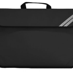 Thin Black Book Bag