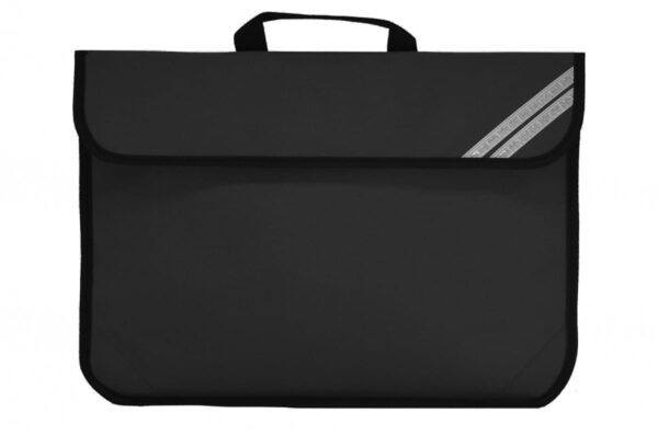 Thin Black Book Bag