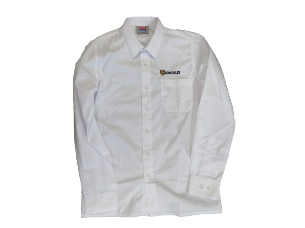 Dowdales Senior White Shirts Short or Long Sleeved