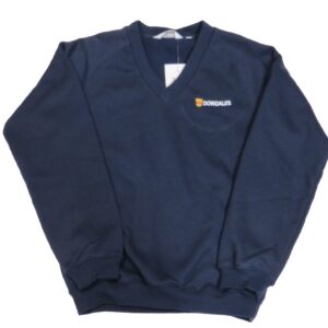 Dowdales V Neck Navy Sweatshirts