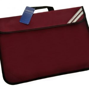Thin Maroon Book bag
