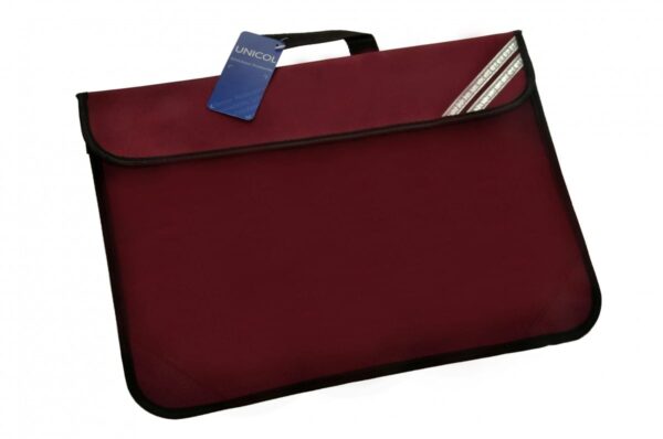 Thin Maroon Book bag
