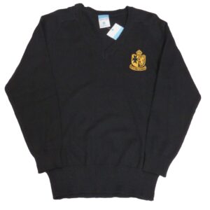Cartmel Priory School V neck Jumper Black