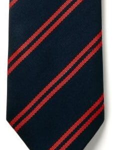 Navy / Red Twin Stripe Tie