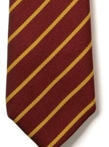 Maroon / Gold Stripe Tie