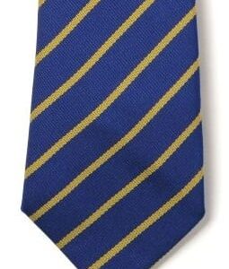 Royal / Gold Stripe Tie