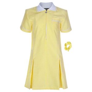 Yellow Gingham Dress