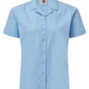 Chetwynde Sky Blouse Short Sleeve