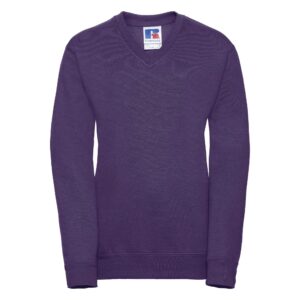Purple V Neck Sweatshirt (D)