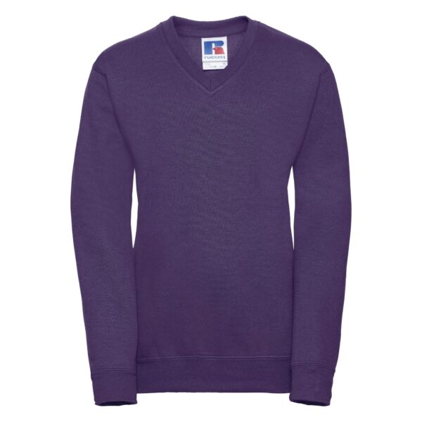 Purple V Neck Sweatshirt (D)