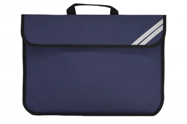 Thin Navy Book Bag