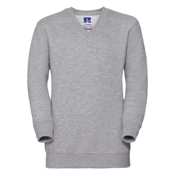 Marl grey V Neck Sweatshirt (D)