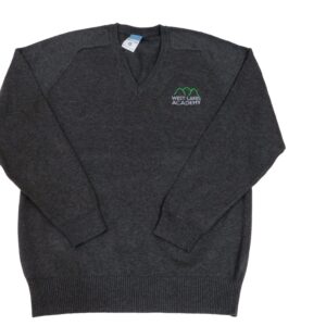 WLA V neck Jumper Grey