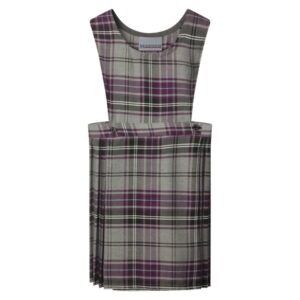Purple Tartan Pinafore