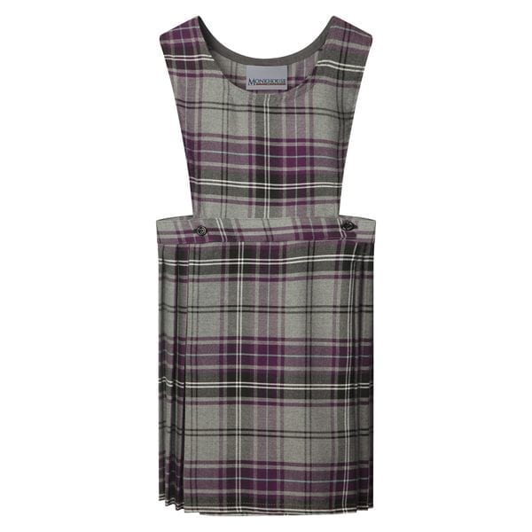 Purple Tartan Pinafore