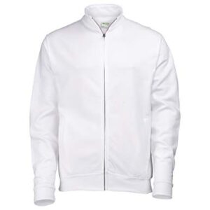 Full Zip Sweat White