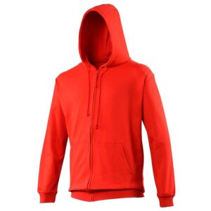 Imperial Red Zip Hoodie