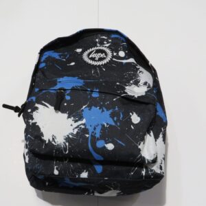 Hype Bag (Black Blue and White Paint Splats)