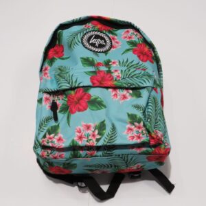 Hype Bag (Blue with Red and Pink Flowers)