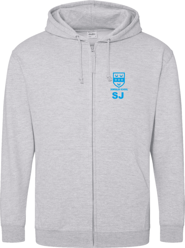 Dowdales Staff Grey Zip Hoodie