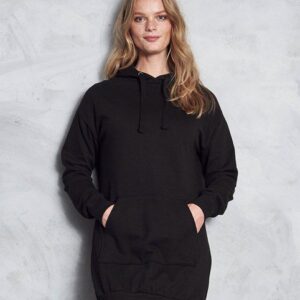 Instep-Hoodie Dress Black
