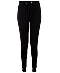Instep-Slim Leg Jog Pants Black