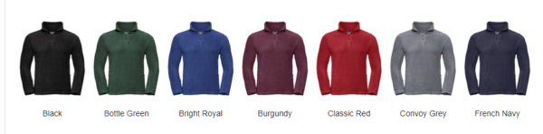 M&T Adventures Adult I/4 zip Fleece 8740M - Image 2