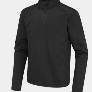Track Top Black 1/4 Zip
