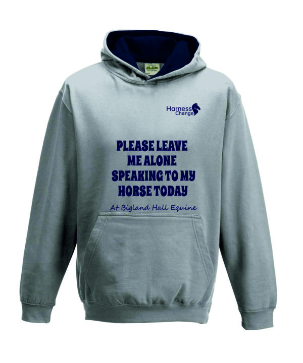 Harness Training Please Leave Me Alone Childs Hoodie Printed