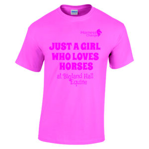 Harness Training Just A Girl Who Loves Horses Adults T-Shirt Printed GD005