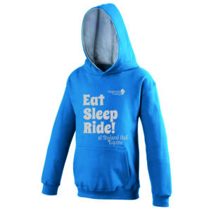 Harness Training Eat Sleep Ride Adults Hoodie Printed