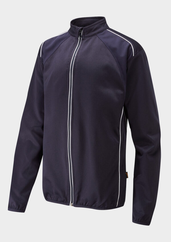 Track Top Navy Full Zip