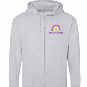 HP Activities Heather Grey Zip Hoodie