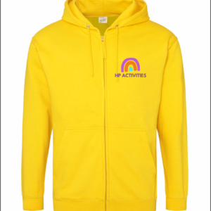 HP Activities Yellow Zip Hoodie