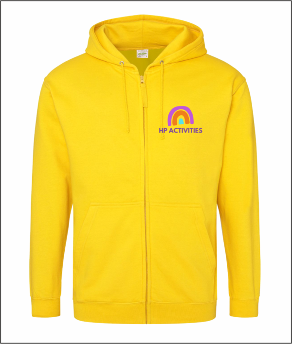 HP Activities Yellow Zip Hoodie