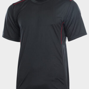 Walney Btec Sport T-Shirt Black Red GV11