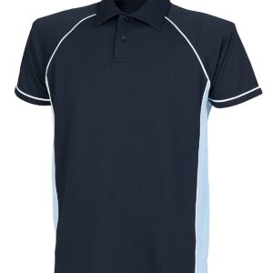 LV370 Roose Community Bowling Men's Navy/Sky Blue/White Polo