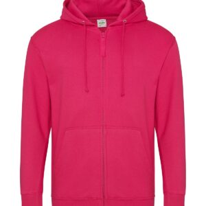JH050 King Alfred Bowling Hot Pink Zip Hoodie