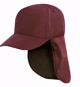 Maroon Cap with a Flap