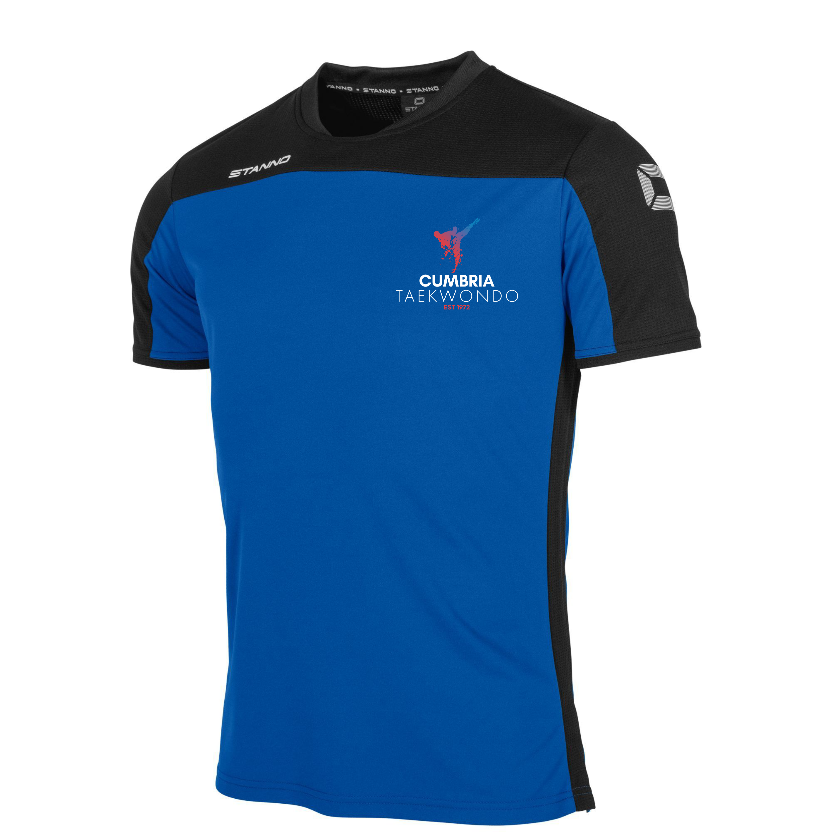 Cumbria Taekwondo T-Shirt Royal/Black 460001