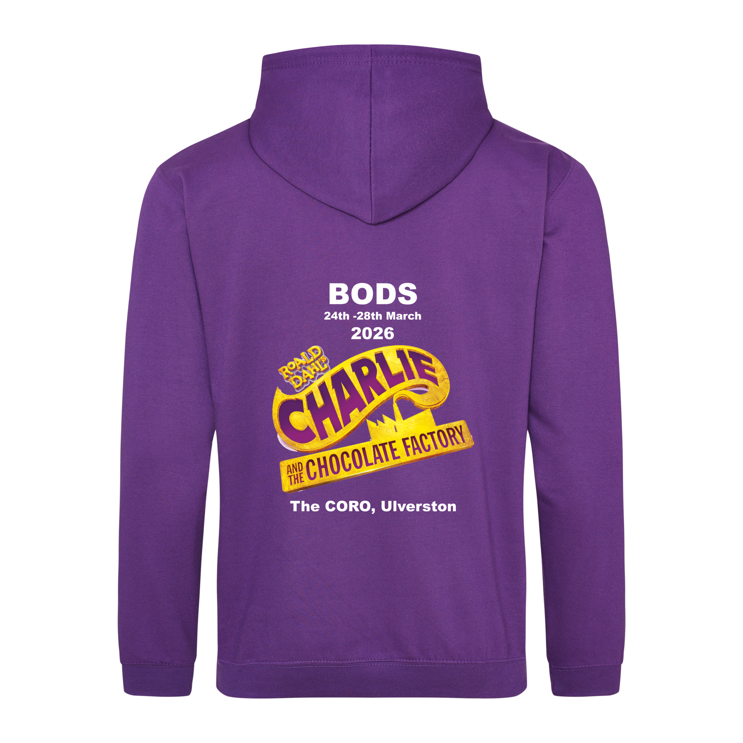 Charlie and the Chocolate Factory Purple Hoodie - Image 2