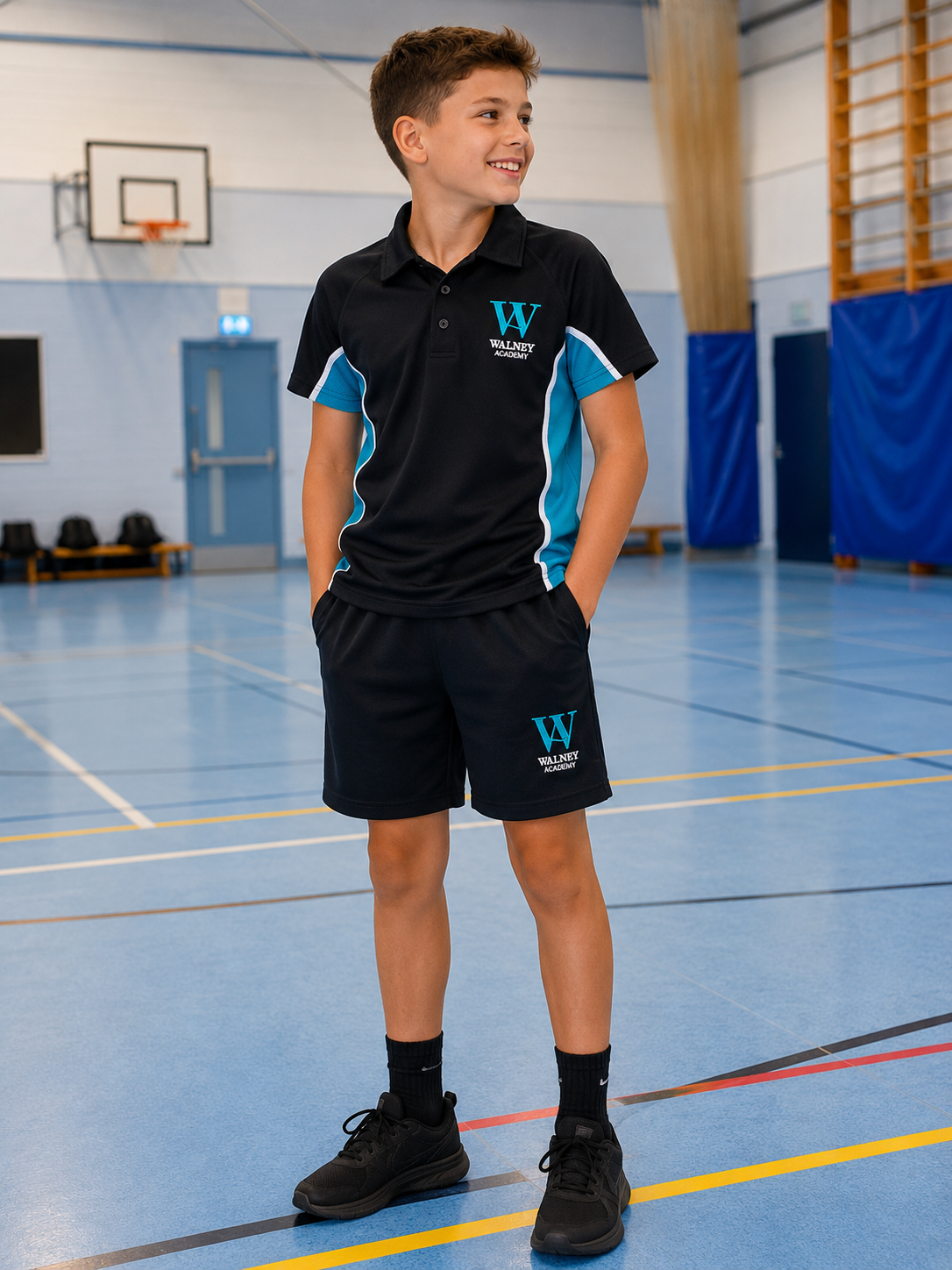 Walney Academy PE Top Short Sleeved Unisex